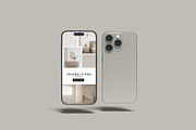 iPhone 15 Pro Mockup, an iPhone Mockup by Bangdastudio (Thumbnail 2 of 7)