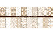 Geometric floral set of seamless, a Decorative Illustration by RODINA (Thumbnail 1 of 3)