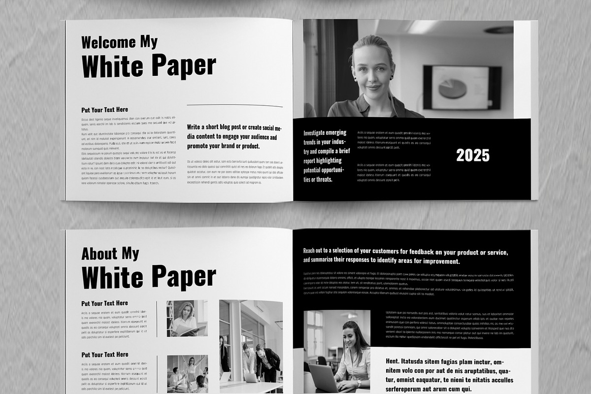 White Paper Layout, a Brochure Template by ContestDesign (Photo 4 of 5)
