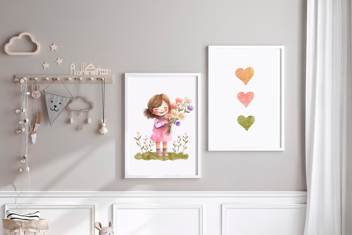 Flower Girls. Watercolor set, a Decorative Illustration by AlineArtStore (Photo 7 of 8)