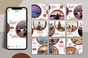 Travel Social Media Template, a Social Media Template by Xtrahive (Thumbnail 2 of 4)