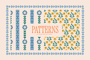 Blossom - Patterns, Shapes & Frames, a Pattern Graphic by Basia Stryjecka (Thumbnail 2 of 35)