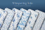 Toile Floral Seamless Patterns, a Pattern Graphic by Olya Creative (Thumbnail 3 of 22)