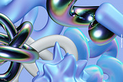 Chrome Meta - 3D Abstract Shapes, an Object Graphic by saintricchi (Thumbnail 2 of 7)