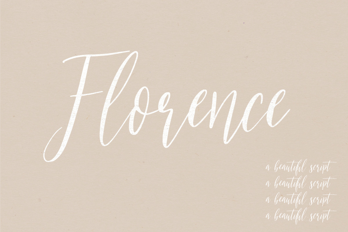 Florence | A Beautiful Script