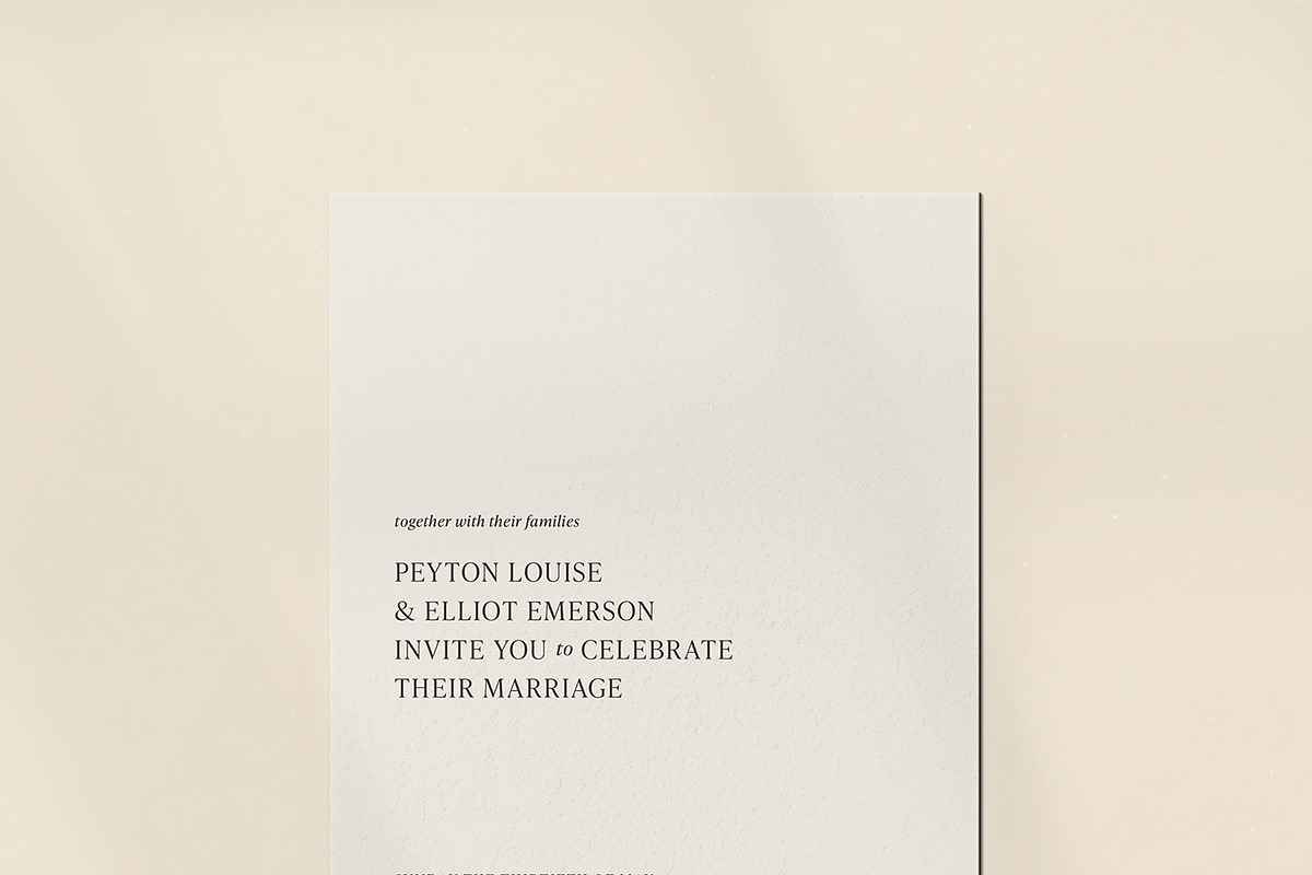 The Minimalists Wedding Suite, an Invitation Template by Heart to Heart Paper Co (Photo 8 of 13)