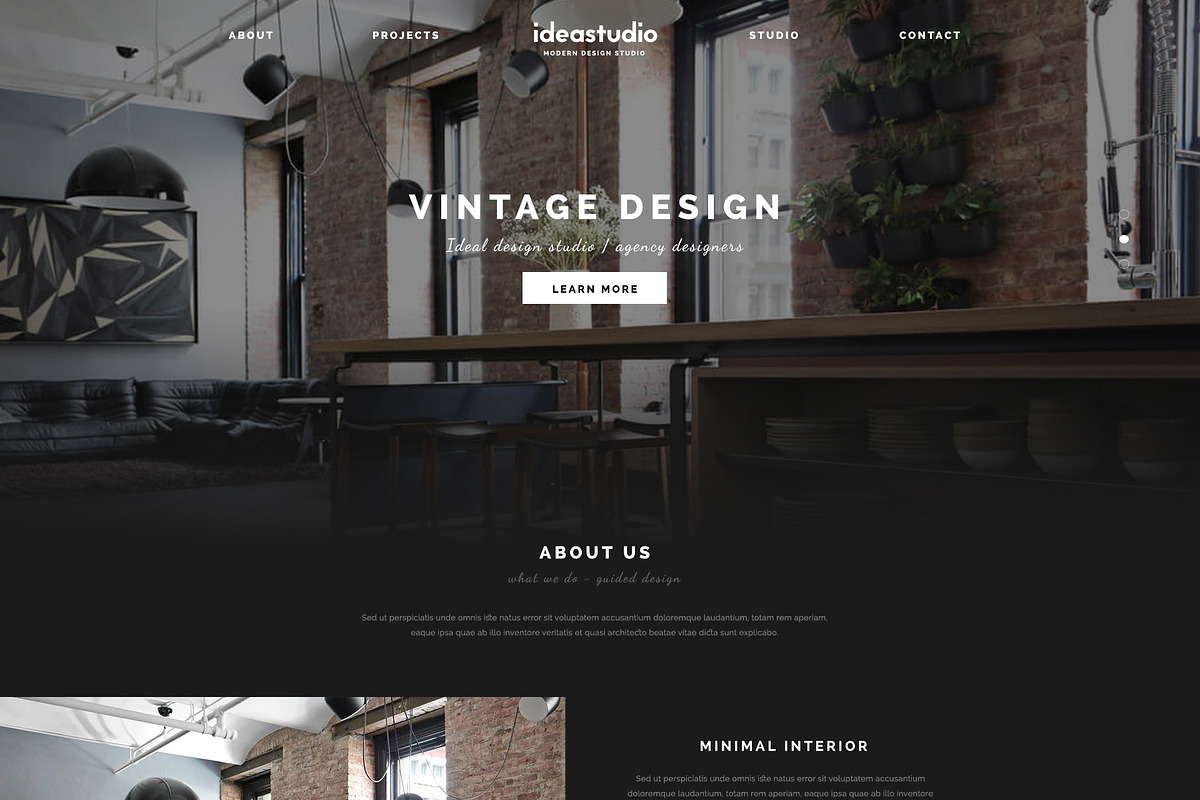 IdeaStudio- Best PSD Template, a Websites & App Template by KulStudio (Photo 2 of 9)