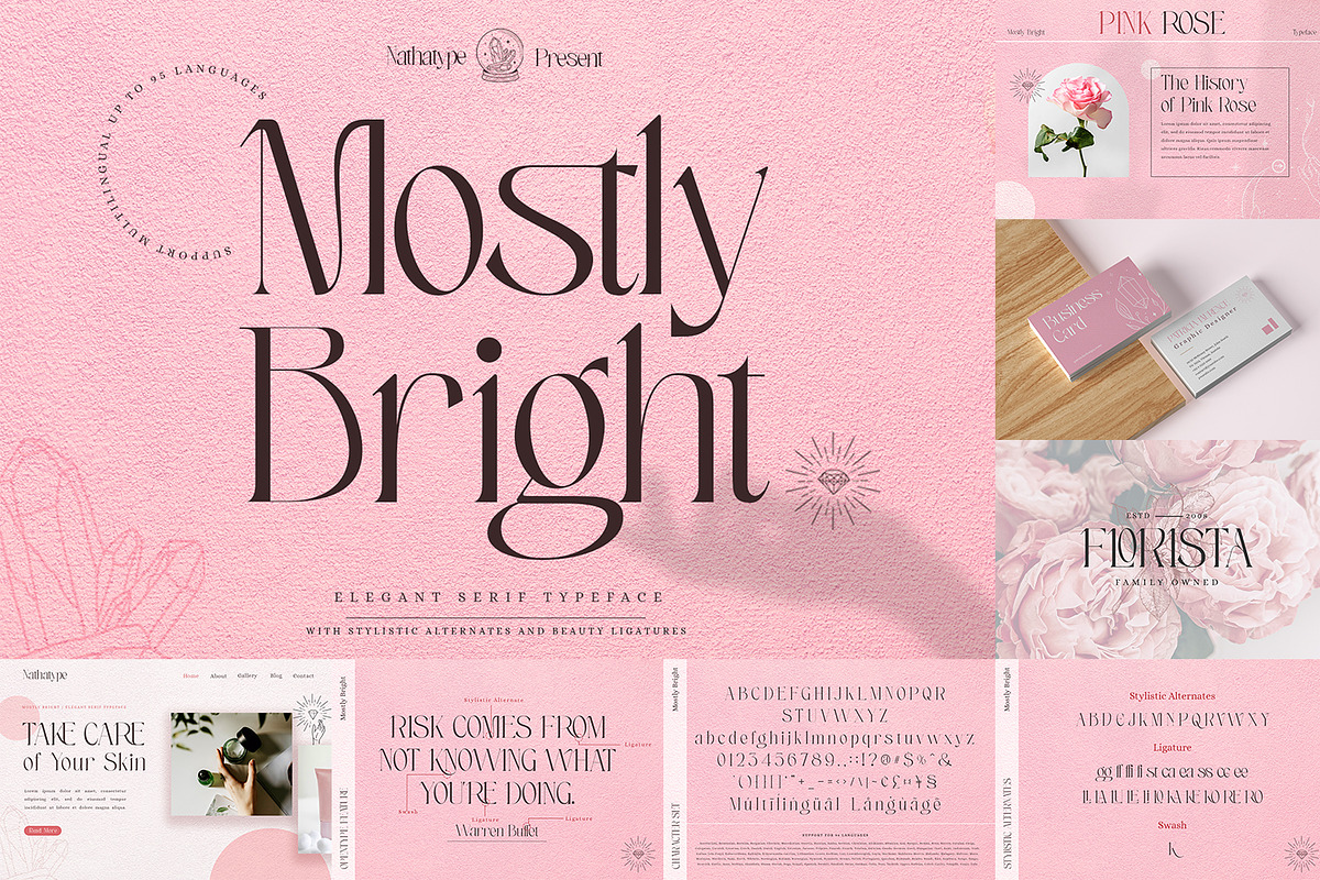 Modern Display Font Bundle 2, a Script Font by Nathatype (Photo 6 of 11)