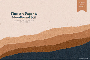 Fine Art Paper & Moodboard Kit