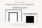 Kindle Paperwhite 5 Skin Template, a Graphic by STUDIO REFINERY (Thumbnail 3 of 5)