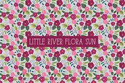 LITTLE RIVER FLORA Seamless Patterns, a Pattern Graphic by Dreaming with Isa (Thumbnail 6 of 9)