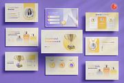 Awards and Achievement PowerPoint, a Presentation Template by Pixslides (Thumbnail 1 of 7)