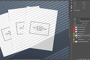 3 poster flyer mock-up, a Print Template by ItemBridge (Thumbnail 2 of 2)