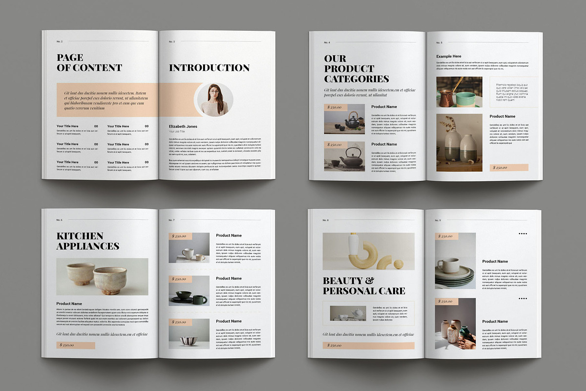 Modern Product Catalog Template, a Brochure Template by Seeing-art (Photo 10 of 11)
