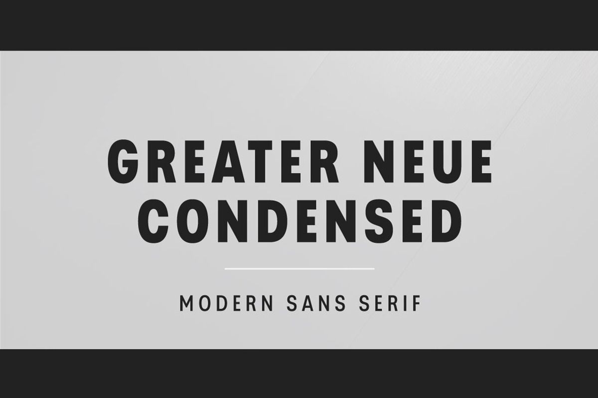 Greater Neue Condensed, a Sans Serif Font by NicolassFonts (Photo 1 of 5)