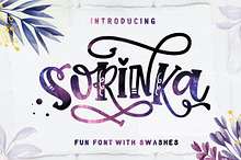 Sorinka Fun Font and extras