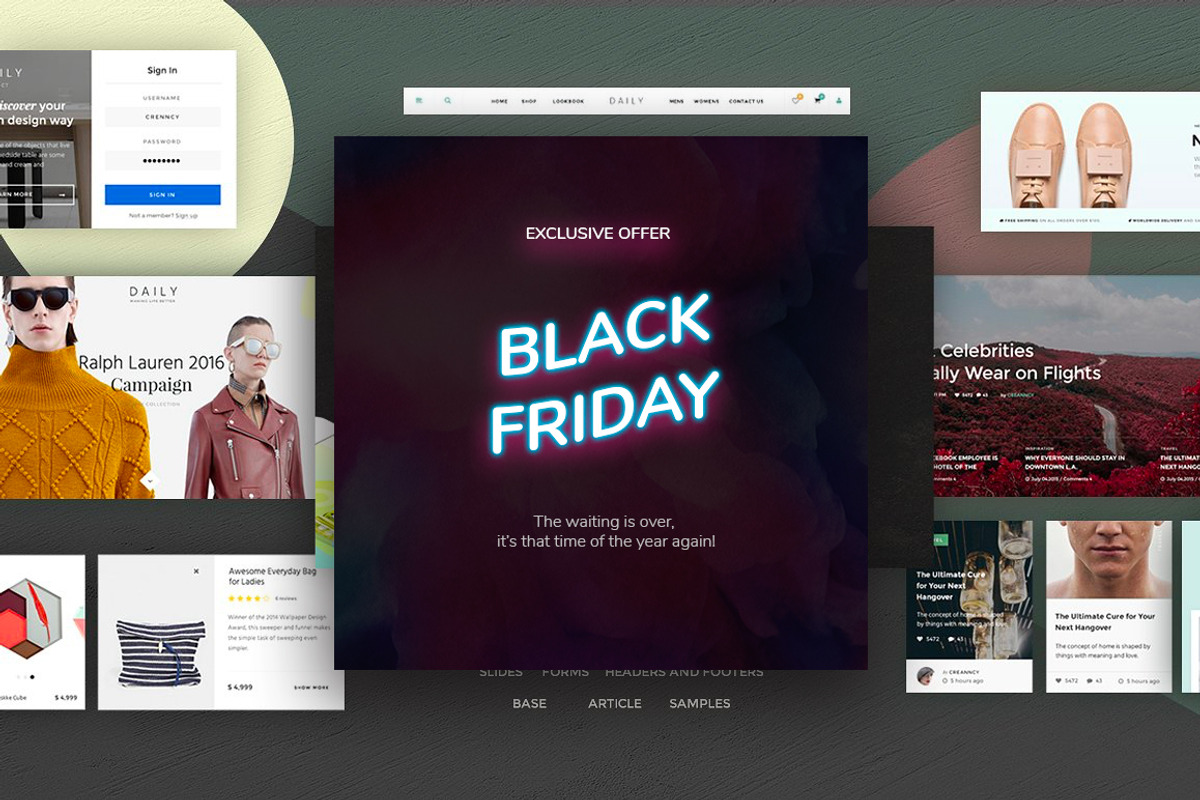 Daily UI Kit, an UI Kit Template by Creanncy (Photo 5 of 5)