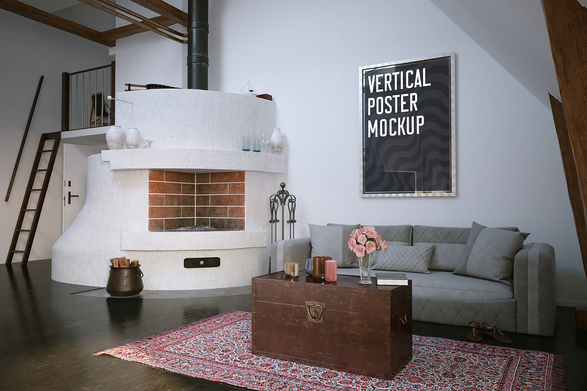 Natural Frame Mockup Set, an Advertising Mockup by PSD Market (Photo 8 of 13)