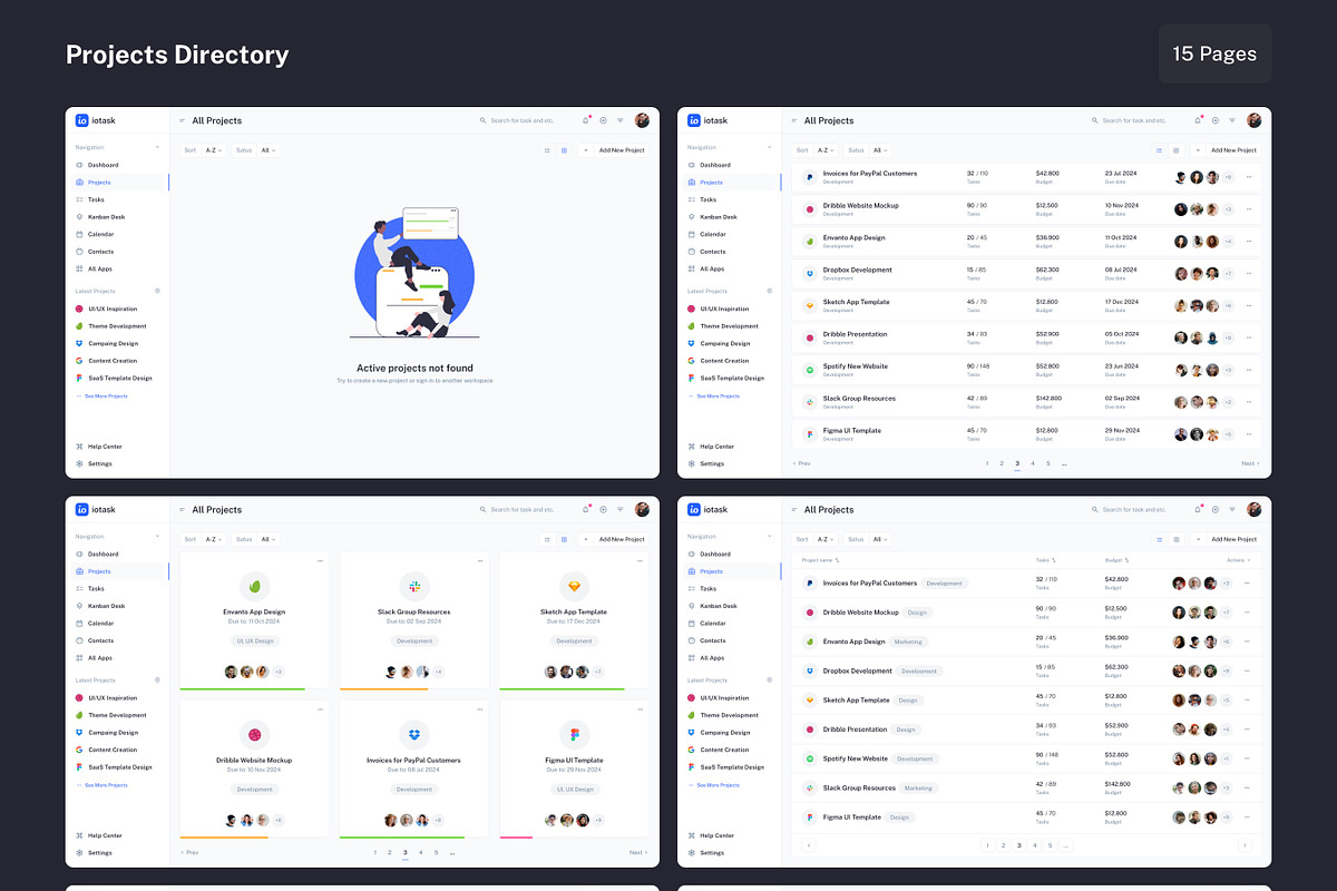 IOTASK - Project Management UI Kit, an UI Kit Template by WhiteUI.Store (Photo 10 of 13)