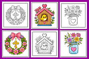 Christian Bold & Easy Coloring Book, a Decorative Illustration by Design Station (Thumbnail 4 of 4)