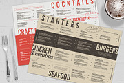 Food Menu Template, a Flyer Template by BrandPacks (Thumbnail 1 of 4)