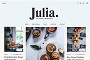 Julia - Food Blogging Theme, a WordPress Template by Pixelgrade (Thumbnail 1 of 5)
