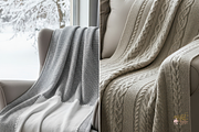 Winter Blanket Mockup 100 JPG, a Household Mockup by KennedyStudio (Thumbnail 11 of 16)