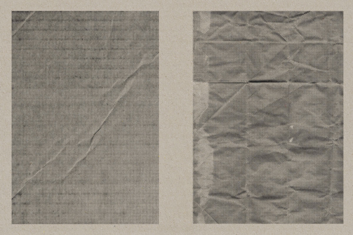 Halftone Paper & Card Vectors, a Texture Graphic by Offset (Photo 5 of 16)