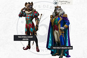 Gilded Menagerie Royal Animals, an Animal Illustration by ThatsDesignArt (Thumbnail 4 of 13)