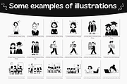 510 Notion Style Education Pack, an Education Illustration by DaisyStudio (Thumbnail 5 of 10)