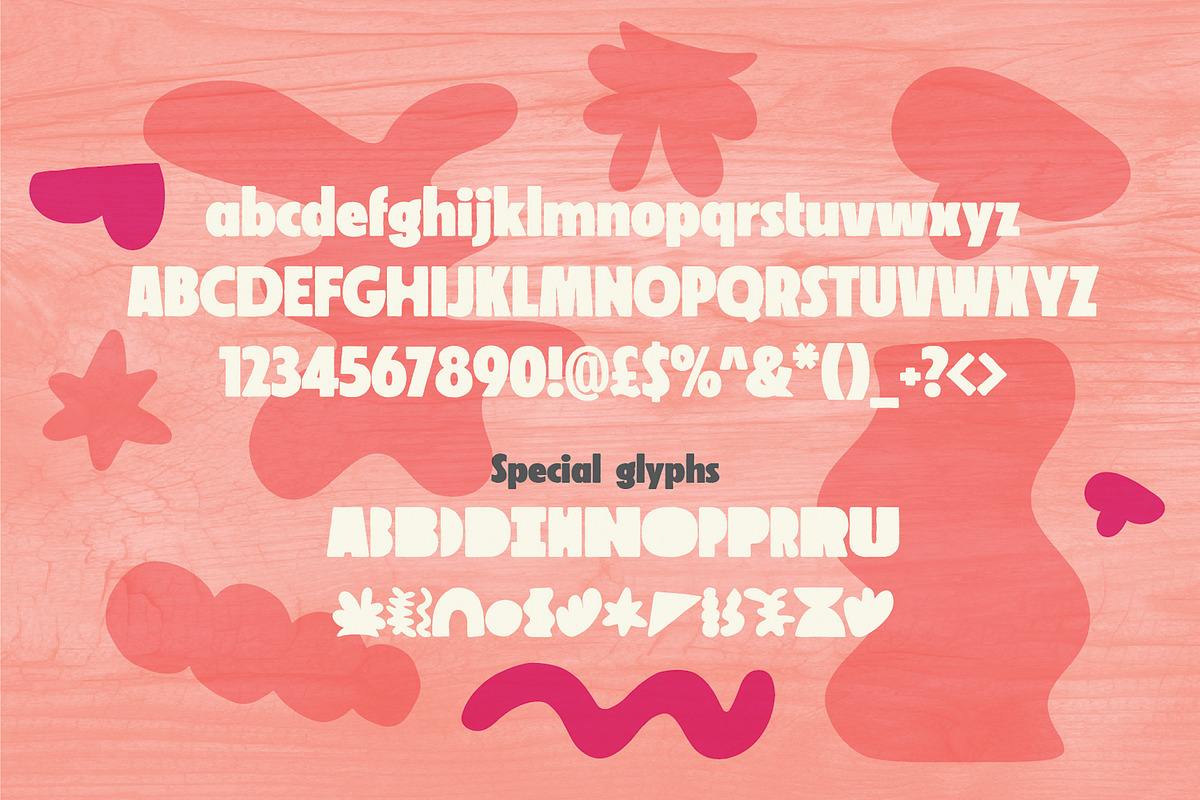 Bubbbo - Fun and chunky font, a Sans Serif Font by Drawwwn (Photo 3 of 9)