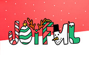 Sleigh Bells - Christmas Font, a Font by CraftyLittleNodes (Thumbnail 2 of 2)