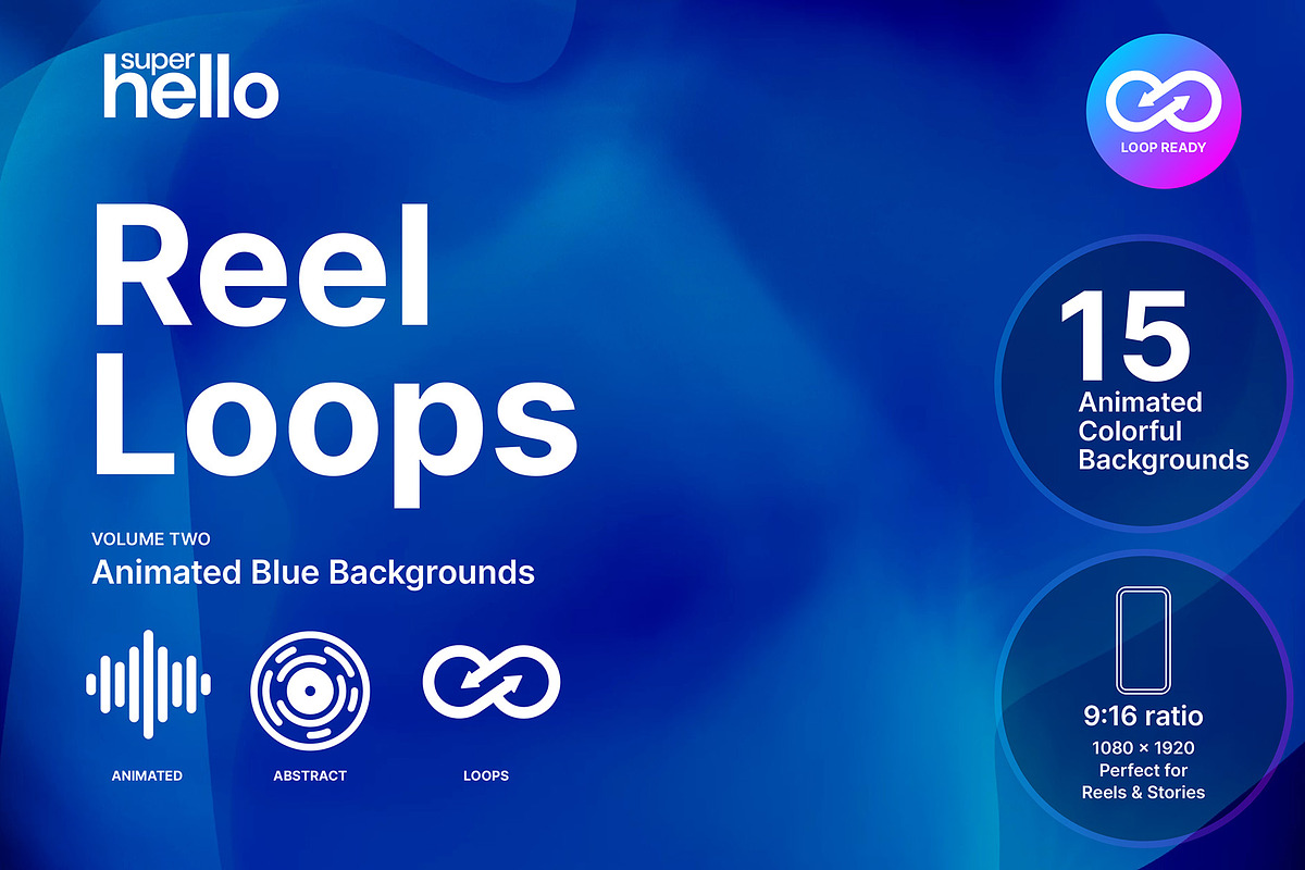 Motion Textures for Reels – Animated, a Background Graphic by Super Hello (Photo 2 of 4)