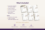 Invoice Templates 6 Designs Word, a Stationery Template by B2 Studio (Thumbnail 2 of 18)