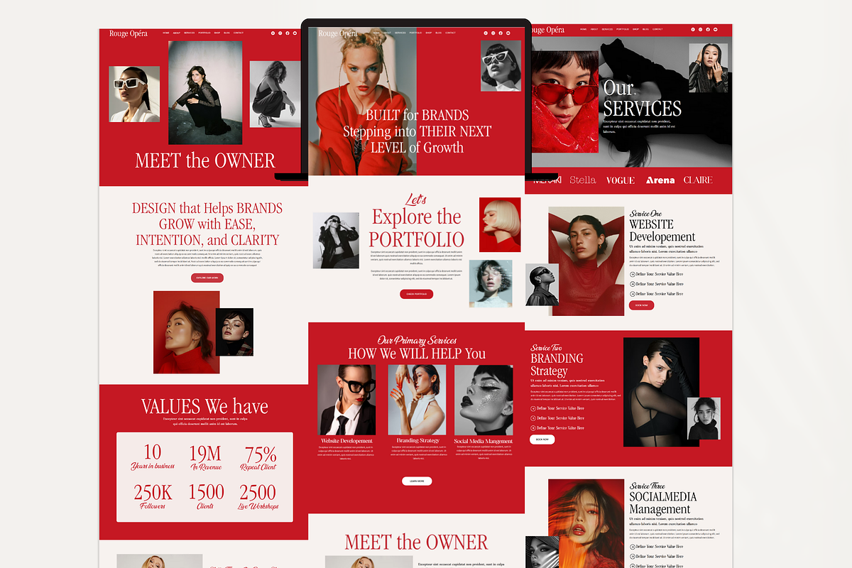 Luxury Wix Studio Website Template, a Wix Template by AdvertFox (Photo 2 of 10)