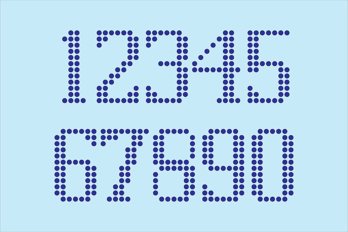 Display Dots One Font, a Font by GG Design (Photo 7 of 10)