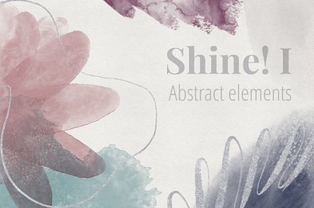 Shine I Silver & Watercolor