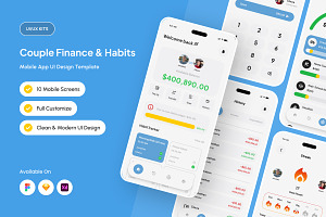 Savora - Shared Finance App, an App Template by productype1