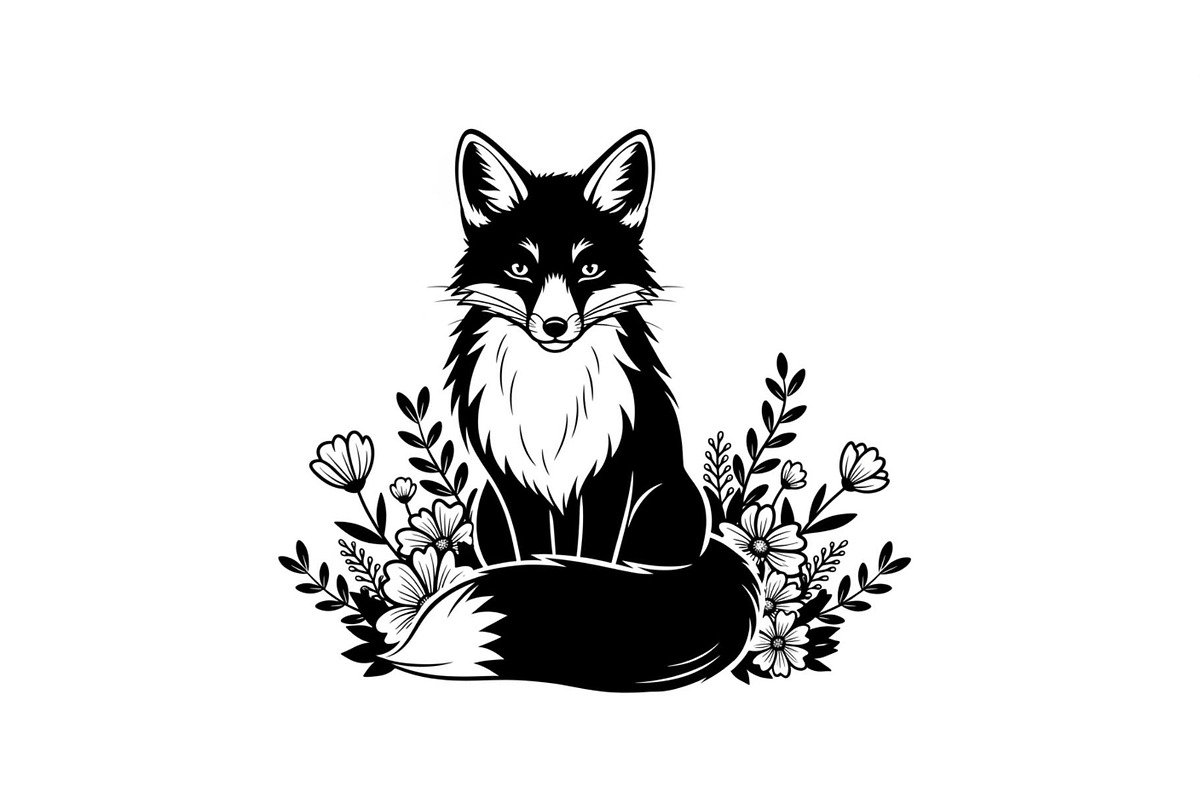 Cute Fox Silhouette Bundle, an Illustration by Designs_River (Photo 22 of 31)