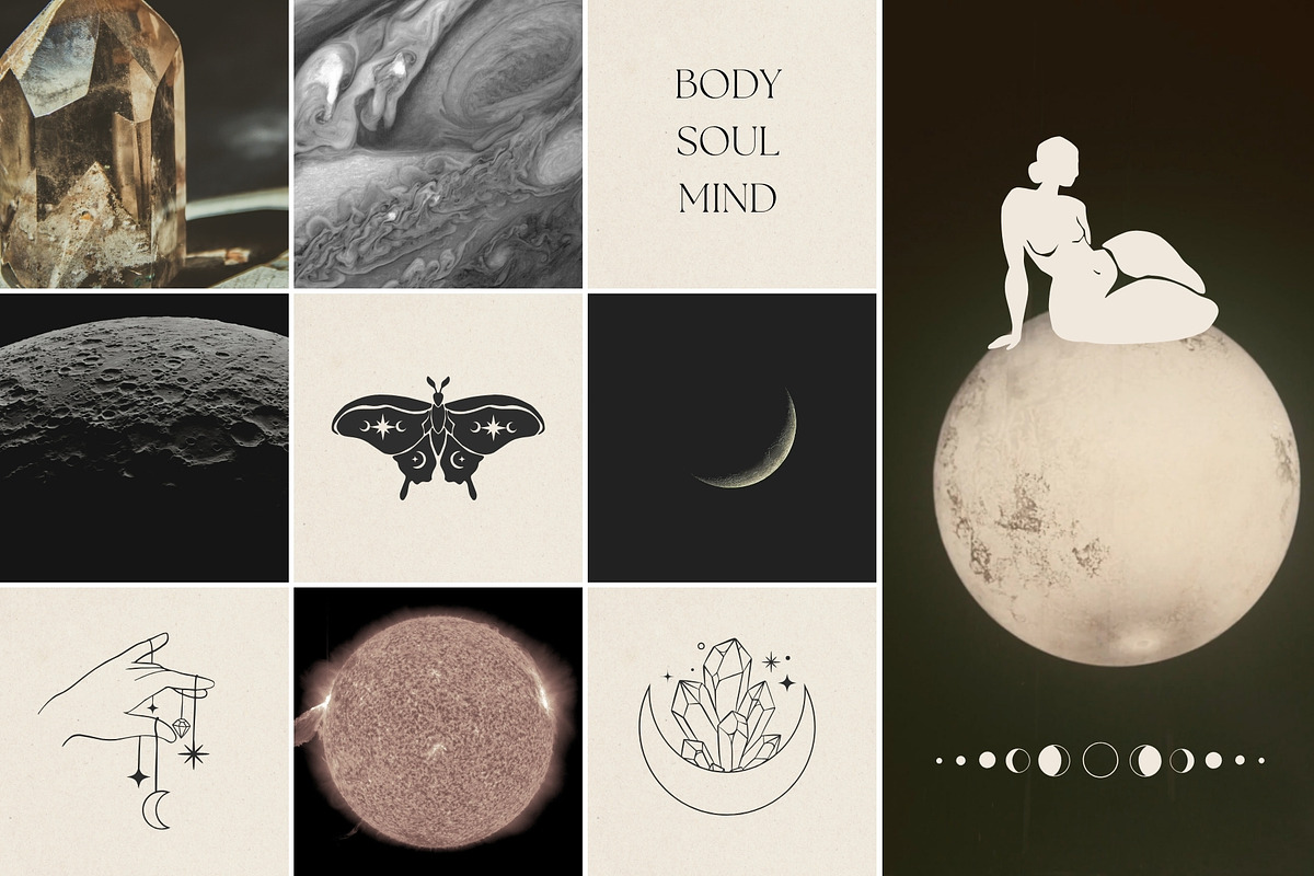 Celestial Cosmic Collection, an Object Illustration by NassyArt (Photo 6 of 16)