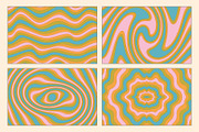 24 Groovy Psychedelic Backgrounds, a Background Graphic by Graphic Goods (Thumbnail 10 of 15)