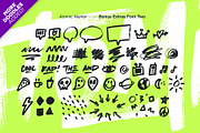 ATOMIC Marker Font + Extras (UPDATE), a Font by Sam Parrett (Thumbnail 8 of 10)