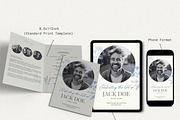 Funeral Program Template Set I Canva, an Invitation Template by The Social Stuff (Thumbnail 5 of 11)