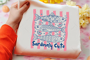 Sardinelly Cute Fish PNG, a Seasonal Illustration by OK Design (Thumbnail 3 of 5)