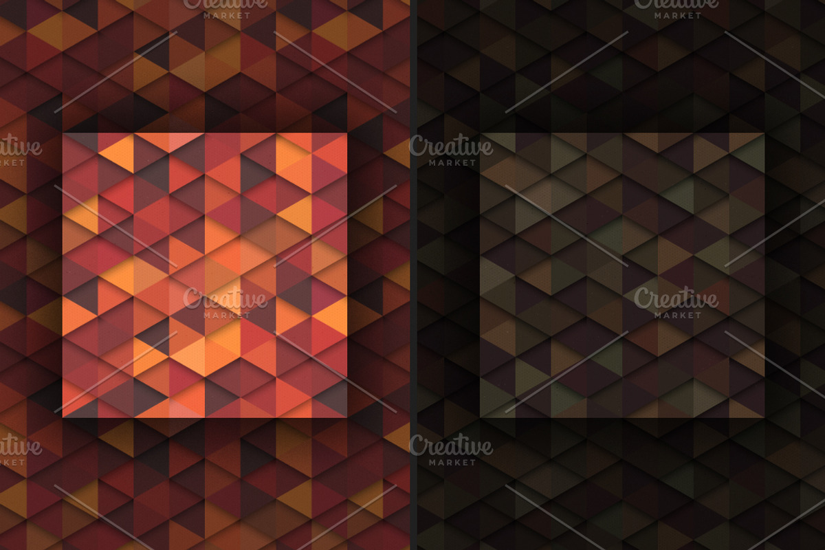 5 Seamless Hipster Patterns, a Pattern Graphic by yamonstro (Photo 3 of 5)