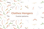 Clothes hangers seamless patterns, a Pattern Graphic by Good Studio (Thumbnail 1 of 6)