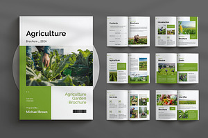 Agriculture Brochure Layout, a Brochure Template by Seeing-art