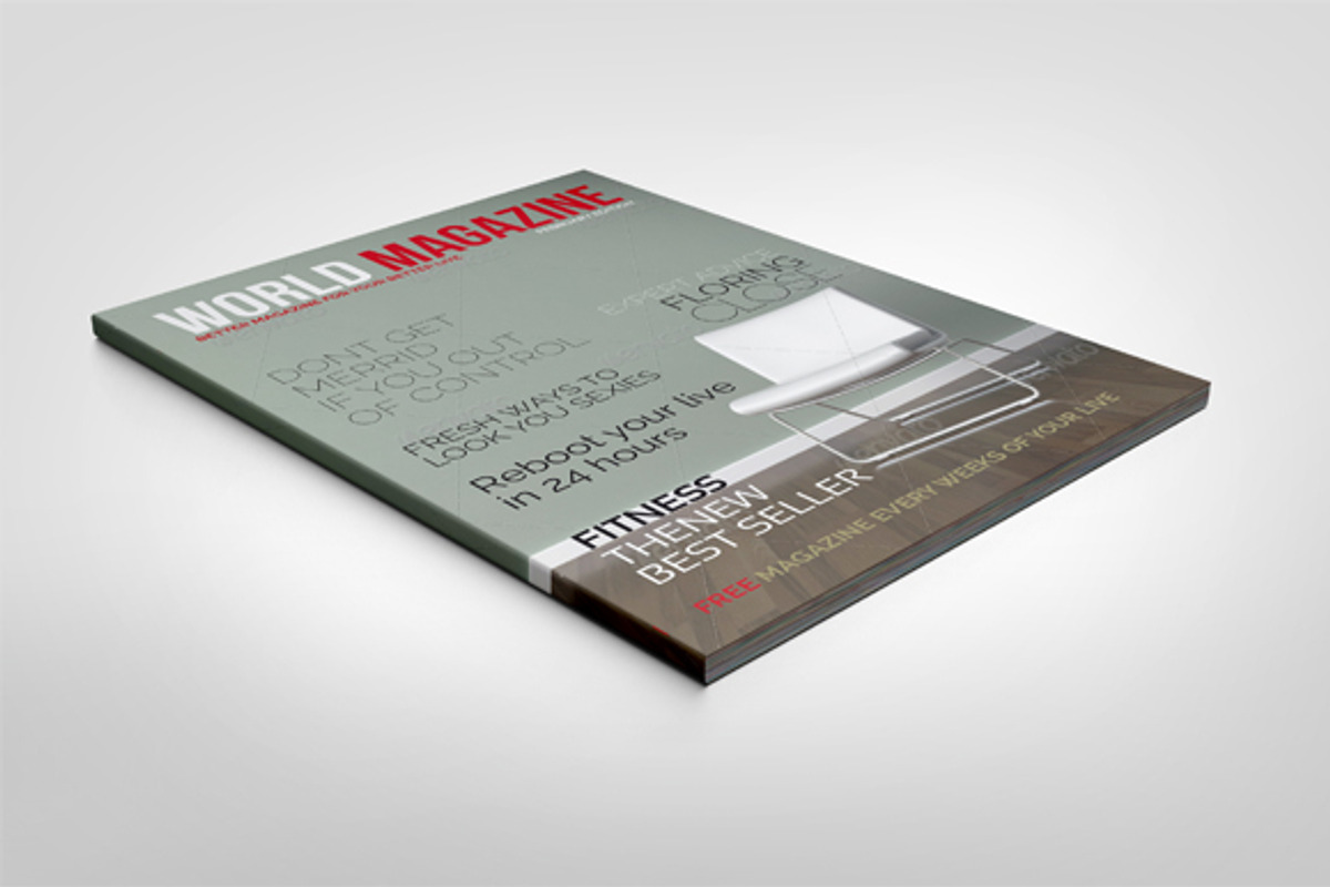 MULTIPURPOSE WORLD MAGAZINE, a Magazine Template by DesignCorner (Photo 1 of 5)