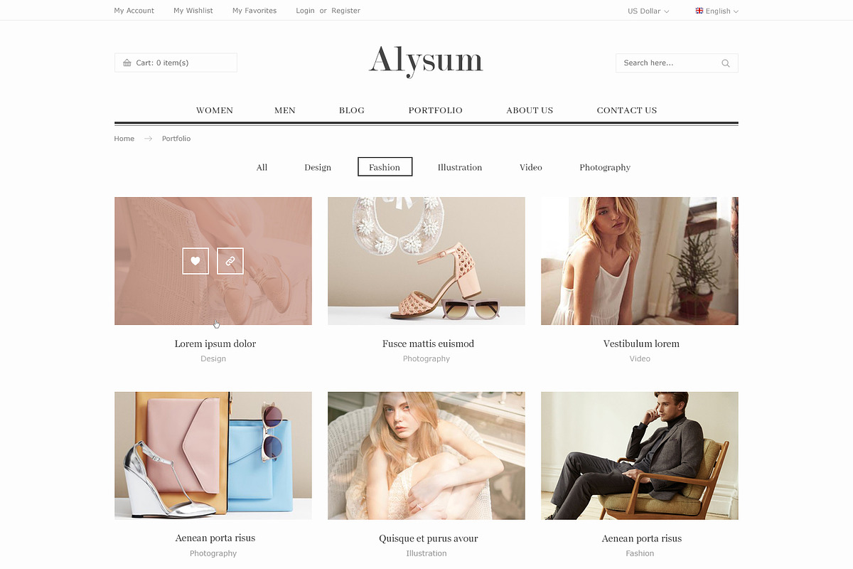 Alysum - eCommerce PSD template, a Websites & App Template by Promokit (Photo 21 of 30)