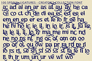 Creator's Collection | Ligature Font, a Sans Serif Font by 177Studio (Thumbnail 8 of 9)